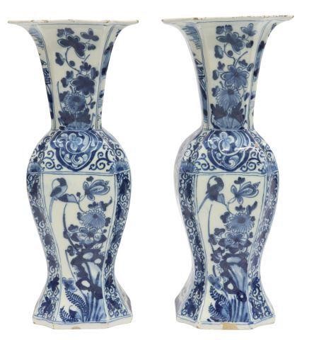 (2) DELFT VAN DER KOOL BLUE & WHITE