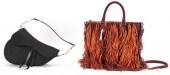 2 DESIGNER BAGS, DIOR TROTTER