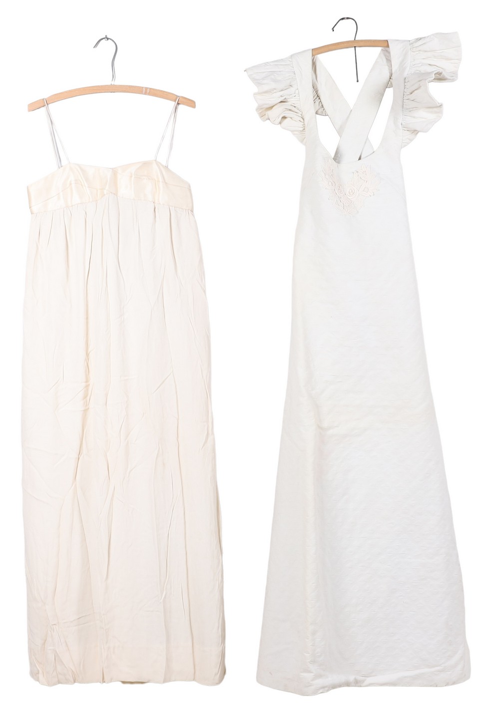 (2) Designer vintage dresses to
