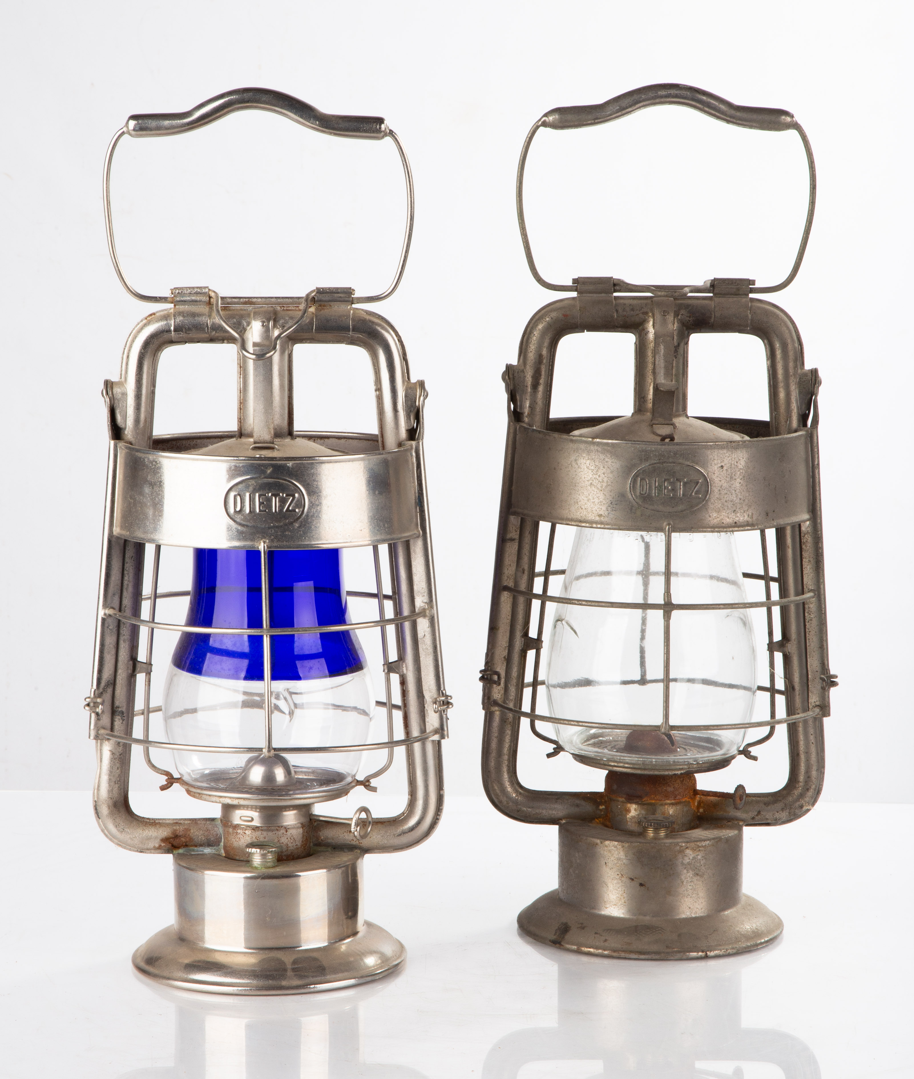 (2) DIETZ FIREMAN LANTERN Circa