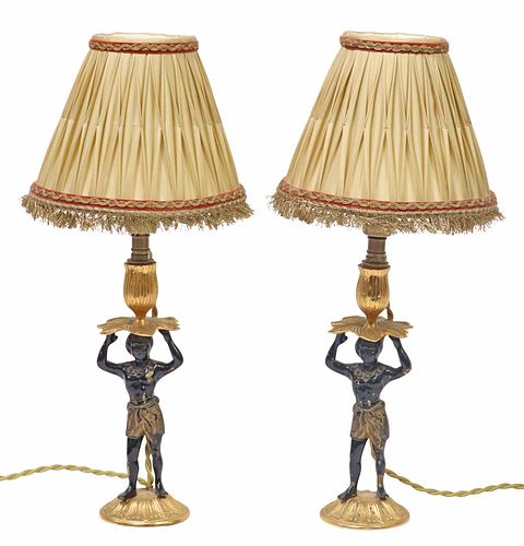 (2) DIMINUTIVE GILT METAL &AMP;