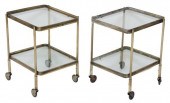 2) DIMINUTIVE MODERN TIERED ME