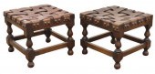 (2) DIMINUTIVE SPANISH WOVEN L