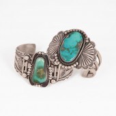 2 DINé [NAVAJO] HAND STAMPED S