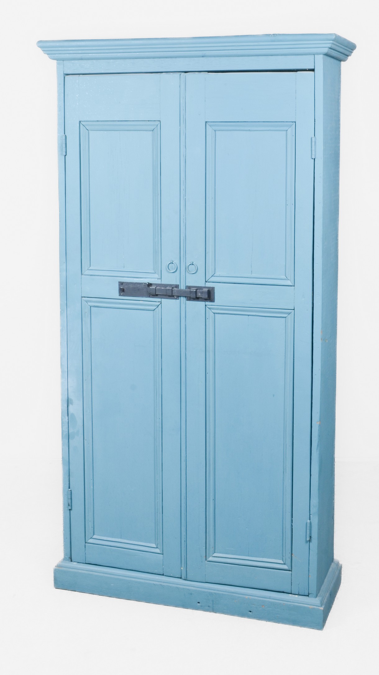 2-door painted paneled cabinet,