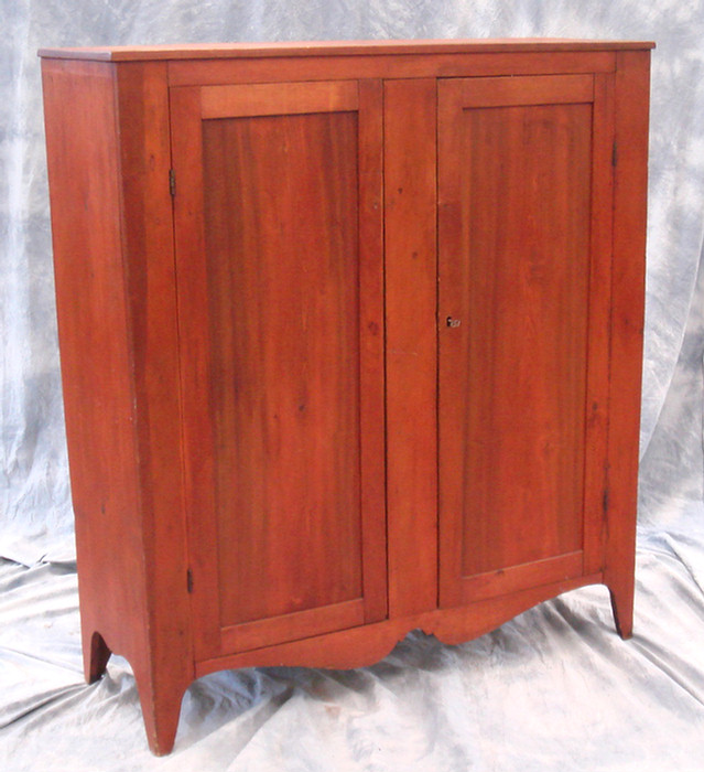 2 door softwood wall cupboard