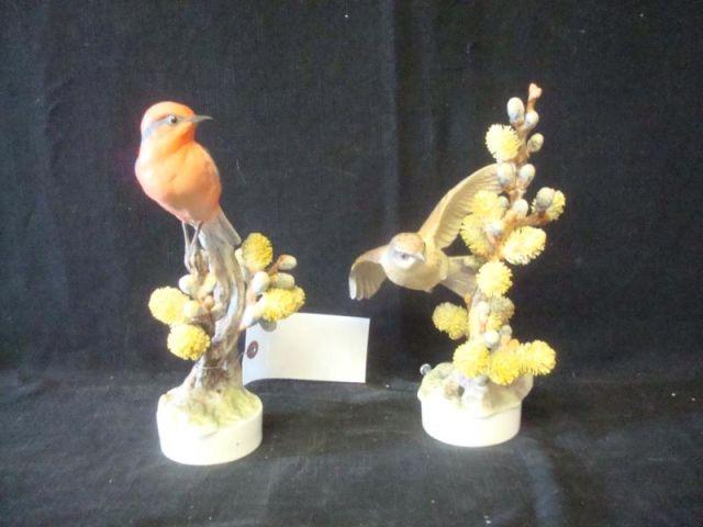 2 Doughty Royal Worcester Birds.