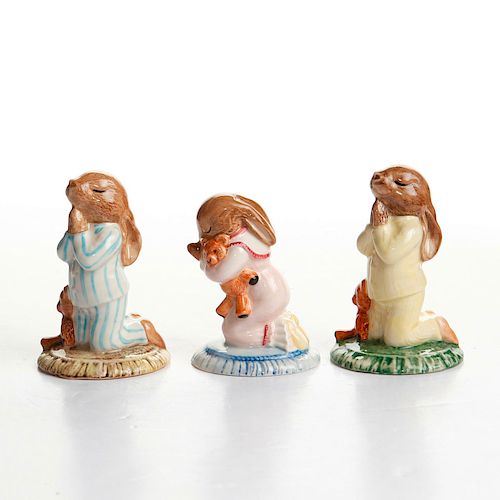2 DOULTON BEDTIME BUNNYKINS AND 1