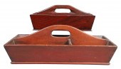 (2) Dovetailed cutlery trays t