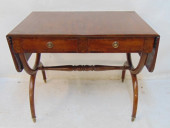 2 DRAWER SOFA TABLE WITH DROP