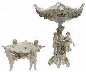 (2) DRESEDEN PORCELAIN FIGURAL