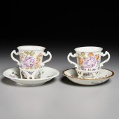 (2) DU PAQUIER BEAKERS ON TREM