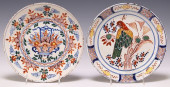 (2) DUTCH DELFT POLYCHROME PLA