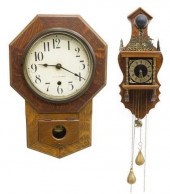 (2) DUTCH ZAANDAM STYLE CLOCK