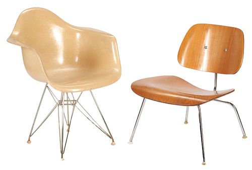 2 EAMES MID-CENTURY CHAIRS,