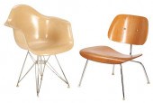 2 EAMES MID-CENTURY CHAIRS, EI