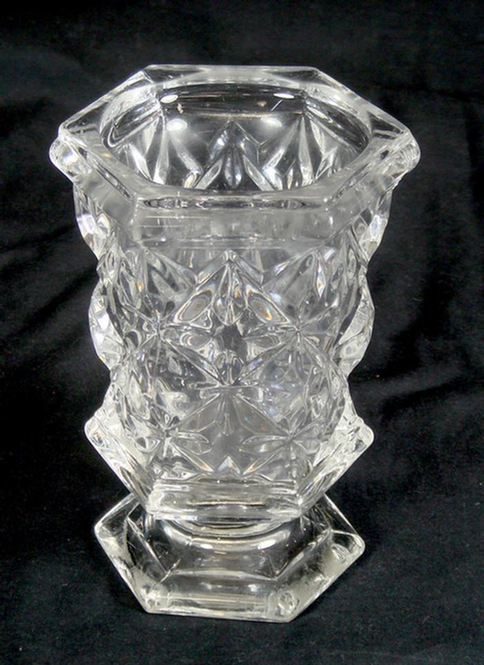 2 EAPG flint glass, Sandwich Star 5