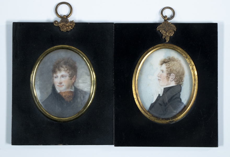 (2) EARLY 19TH C. MINIATURE ENGLISH
