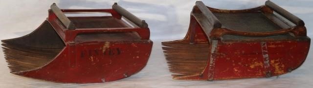 2 EARLY 20TH CENTURY CRANBERRY