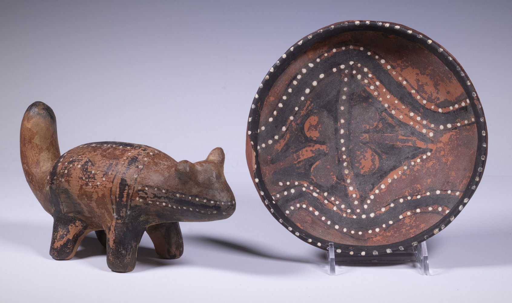 (2) EARLY BRAZILIAN POTTERY PCS