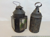 2 EARLY LANTERNS, 18TH CENTURY