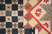 (2) EARLY QUILTS - Two 19th c