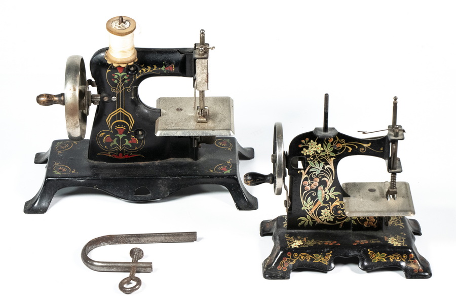 (2) EARLY TOY SEWING MACHINES Lot