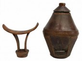 (2) EAST AFRICAN TRIBAL CARVED