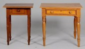 2 EAST TN ONE DRAWER TABLES, A