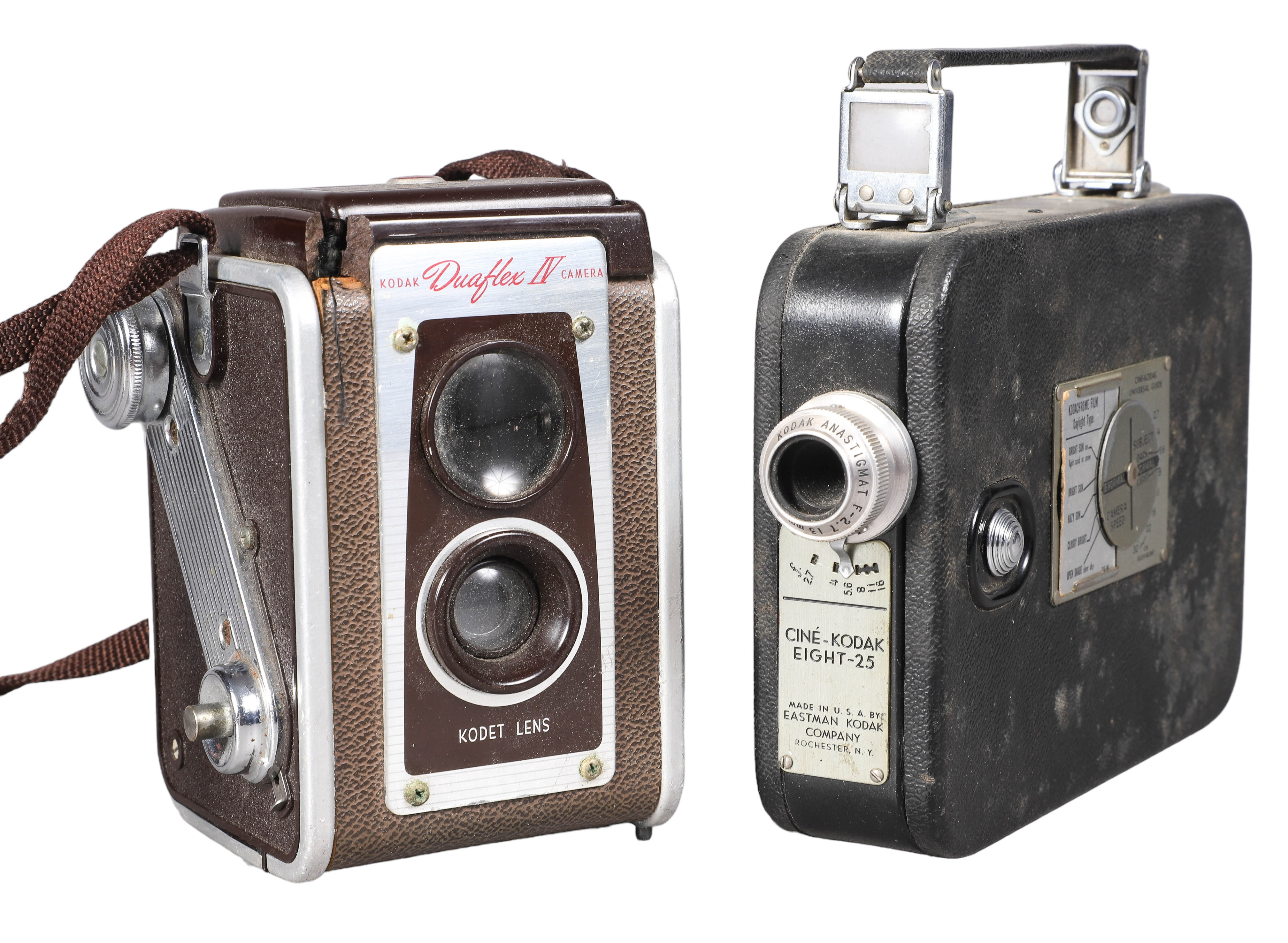 (2) Eastman Kodak cameras, c/o