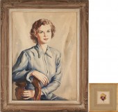 2 EDWARD HURST PAINTINGS, WATE