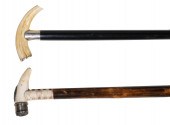 (2) EDWARDIAN WALKING STICKS I