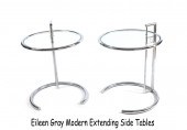 2 EILEEN GRAY CHROME/GLASS OCC
