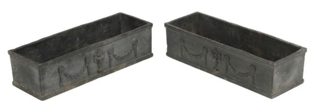 (2) EMPIRE STYLE CAST IRON