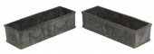(2) EMPIRE STYLE CAST IRON REC