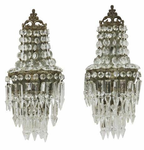 (2) EMPIRE STYLE CRYSTAL