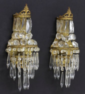 (2) EMPIRE STYLE GILT METAL &A