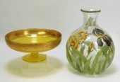 2 ENAMELED FLOWERS BOHEMIAN CZ