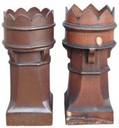 (2) ENGLISH ARCHITECTURAL TURR