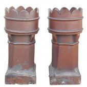 (2) ENGLISH ARCHITECTURAL TURR
