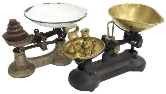 (2) ENGLISH CAST IRON KITCHEN