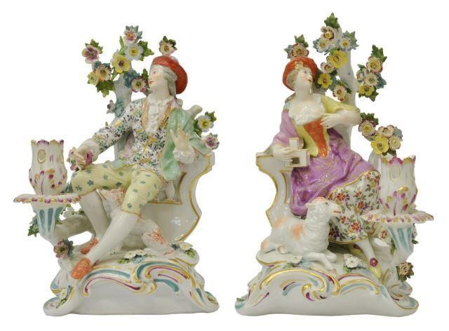 (2) ENGLISH CHELSEA PORCELAIN