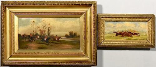 2 ENGLISH FOX HUNT, RACING
