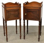 (2) ENGLISH GEORGIAN MAHOGANY