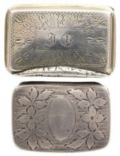 (2) ENGLISH GEORGIAN STERLING