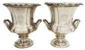 (2) ENGLISH HENEAGE SILVER PLA