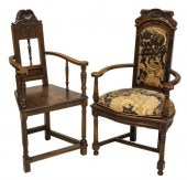 (2) ENGLISH JACOBEAN STYLE WAL