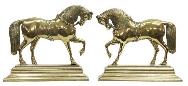 (2) ENGLISH LATE VICTORIAN BRASS