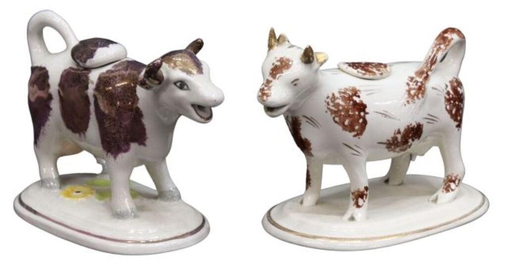 (2) ENGLISH LUSTRE STAFFORDSHIRE