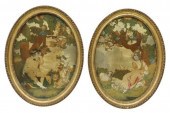 (2) ENGLISH NEEDLEWORK SHEPHER
